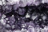 Sparkly Deep-Purple Amethyst Geode - Uruguay #345959-1
